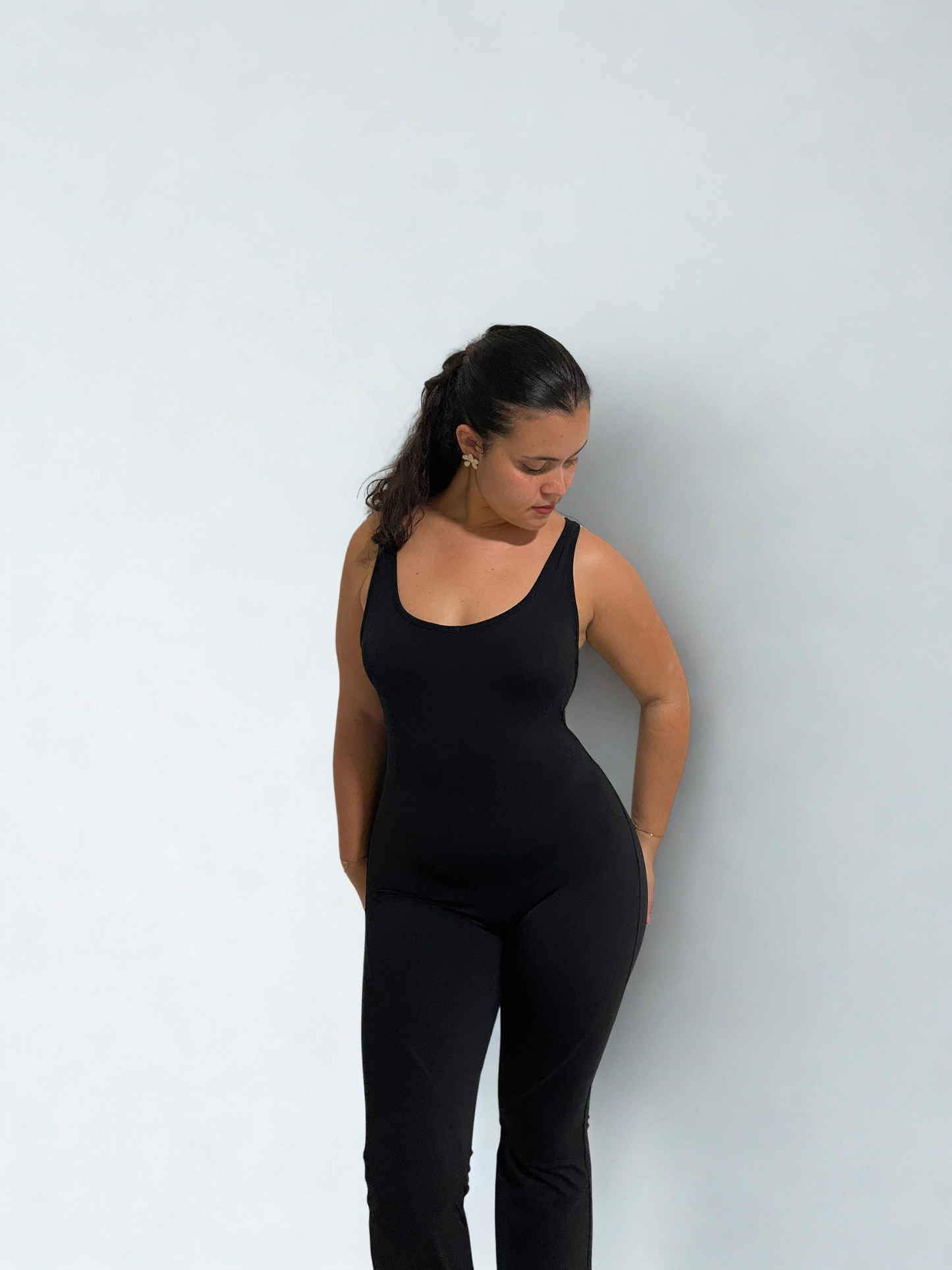 All-in-one flared legging