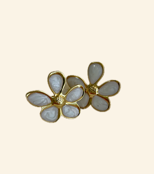 Boucles d'oreilles fleur